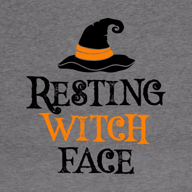 "Resting Witch Face" Halloween Design by RJCatch